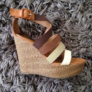 beachy ombré wedges [nwob]